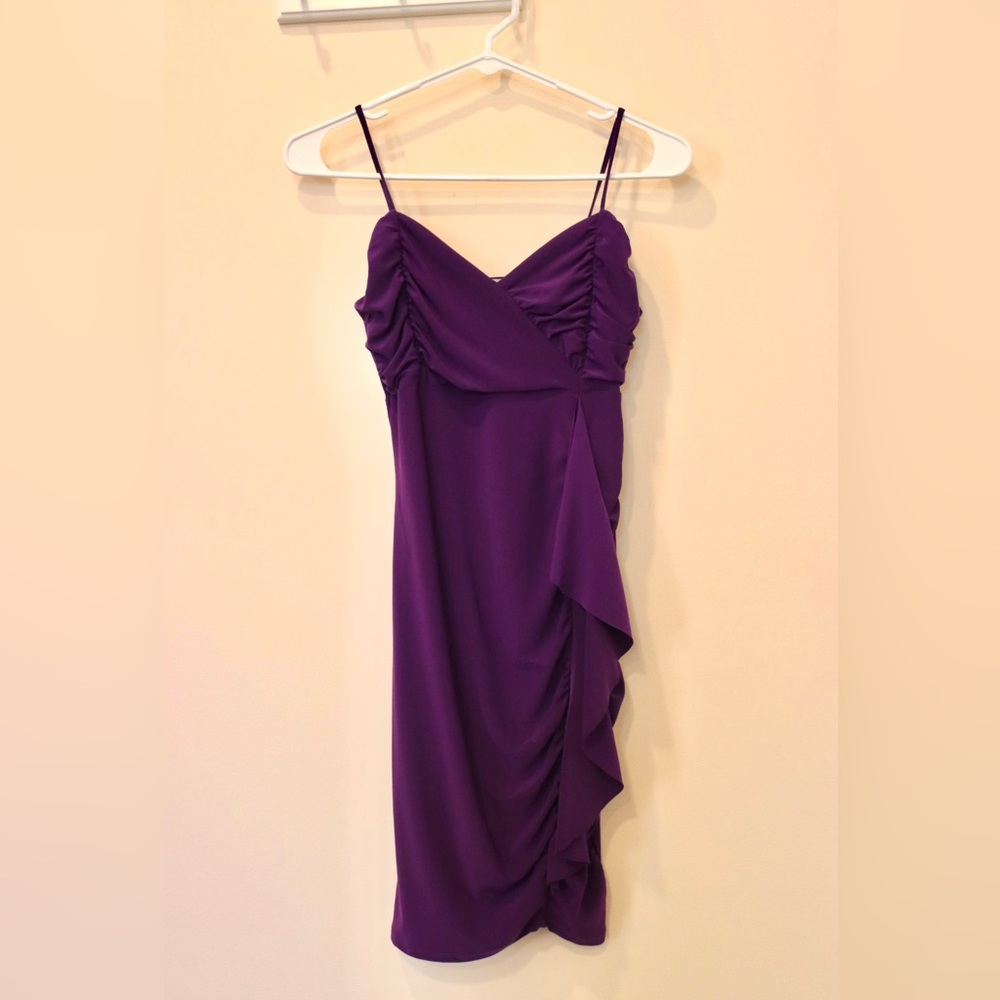 Purple party dress